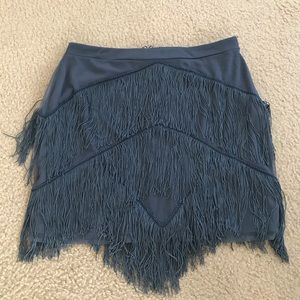ASOS fringe mini skirt